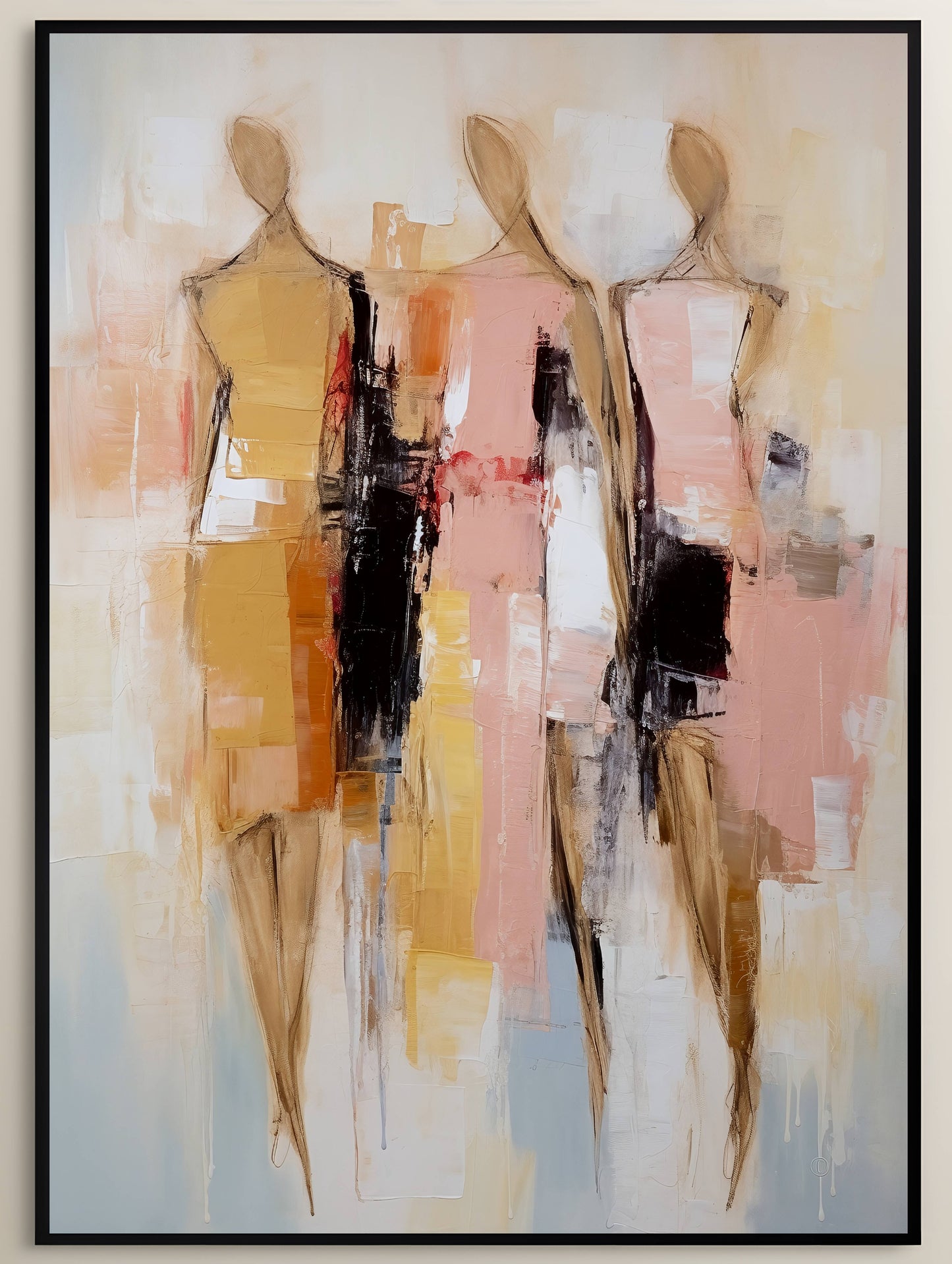 Light Amber Vibrant Women Art