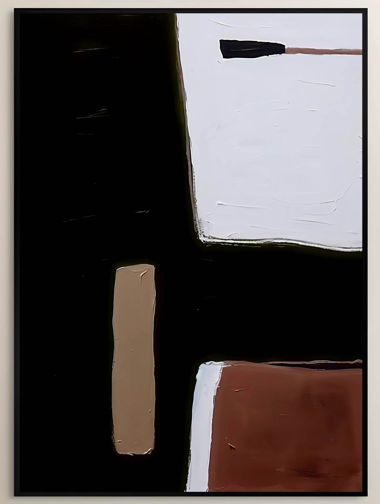 Bold Abstract Color Blocks Art