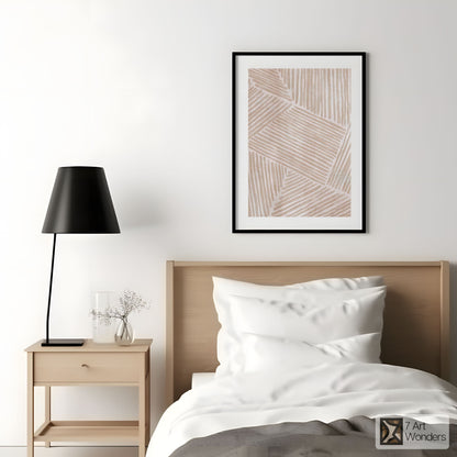 Light Pink Beige Artwork