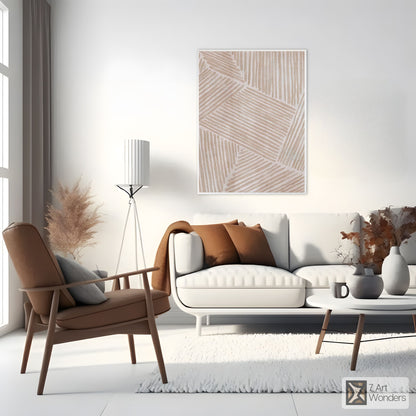 Light Pink Beige Artwork