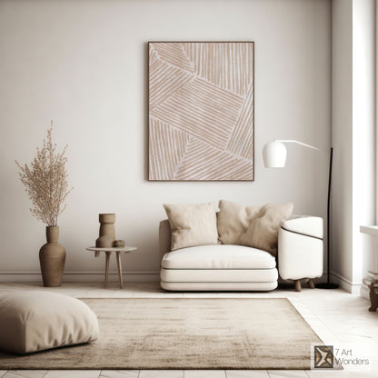 Light Pink Beige Artwork