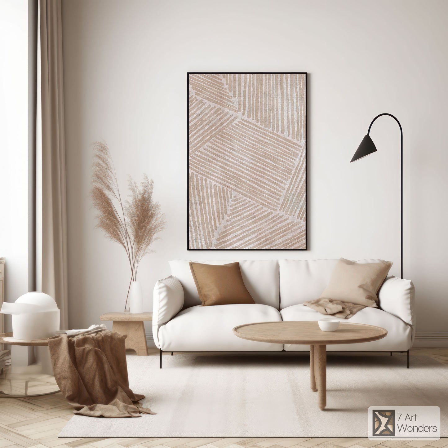 Light Pink Beige Artwork