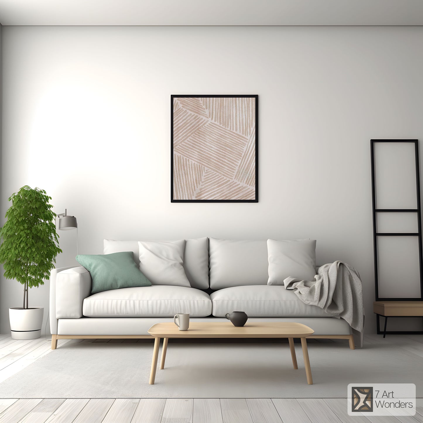 Light Pink Beige Artwork